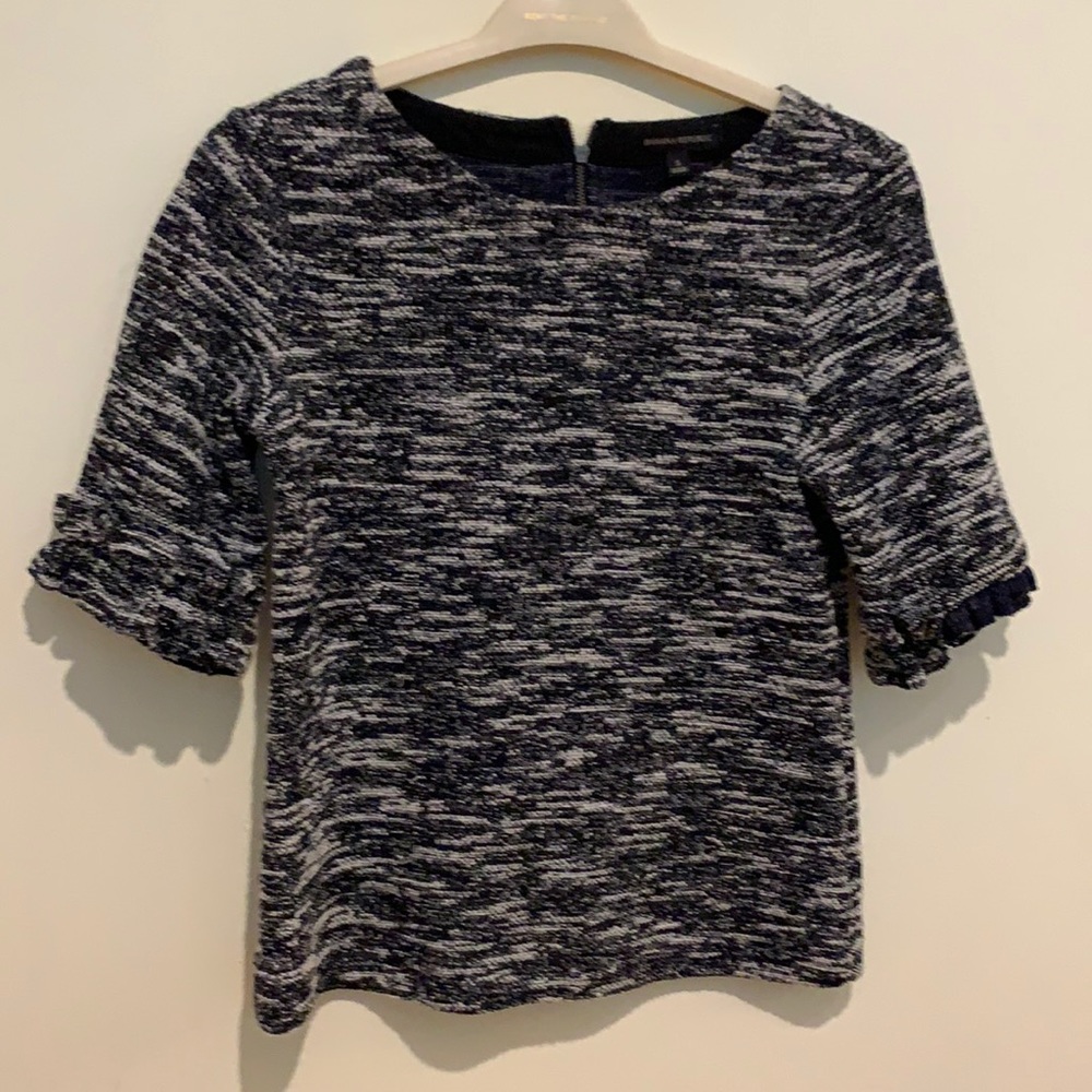 Banana Republic Textured Short Sleeve Blouse (S)